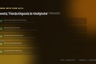 automate and clean your excel spreadsheets with formulas and dashboards