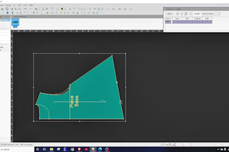 create professional cad garment patterns with size grading