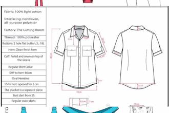 create a professional tech pack