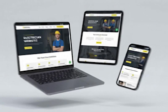 build an electrician website for more calls and quote requests
