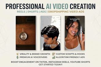 create ai videos, ai reels, ai tiktoks, ai ads