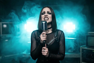 do post punk music video goth industrial edm cyberpunk synthwave death metal