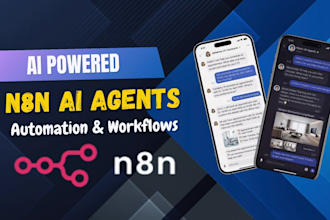 build n8n ai agent automation workflow, custom ai agents, scalable n8n workflow