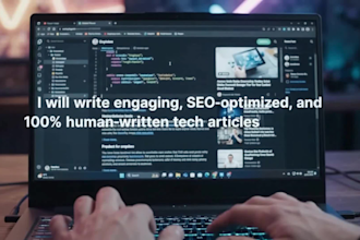 write professional cybersecurity articles and tech blogs