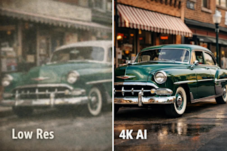 upscale, sharpen, and enhance your low quality video to 4k using ai