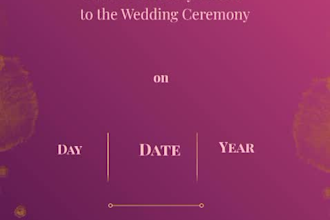design custom editable wedding invitation card in canva