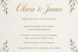 design editable canva birthday wedding baptism invitation