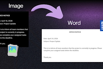 convert PDF to word manually with high accuracy