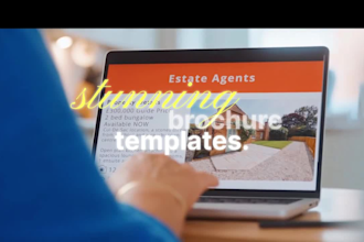 design 10 editable real estate brochure templates in canva landscape