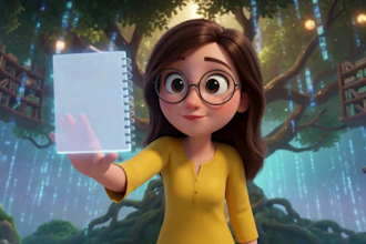create 3d pixar style ai animation, cartoon storytelling videos 3d disney style