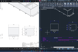 make mechanical, electrical, pneumatic, hydraulic drawing