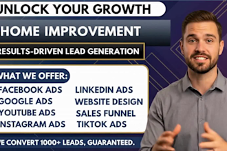 generate exclusive home improvement leads and booked appointments that convert
