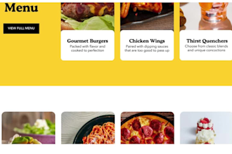 build a professional one page websites