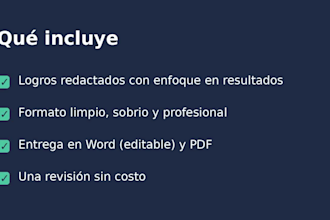 redactar tu currículum vitae profesional compatible con ats en 24 horas