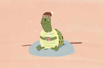 create cozy lofi illustration and simple loop animation