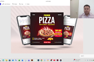 design eye catching food and restaurant social media posts