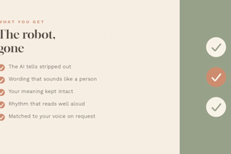 edit your ai writing to sound human