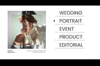do photography, video and drone portfolio wordpress website with online booking