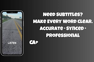 add professional subtitles and caption to your video