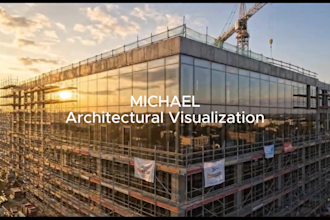 create ai construction progress and property development presentation video