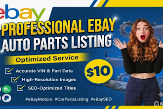 list your car parts on ebay with accurate fitments