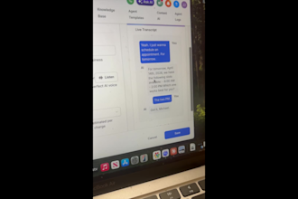 build an ai voice agent to answer calls and book appointments