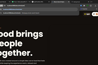 build fronted and full stack website