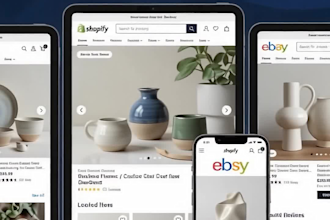 do ecommerce marketing for amazon,  and shopify