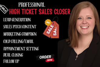 be sales closer b2b sales representative closer salesperson appoitment setting