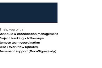 be your remote operations assistant