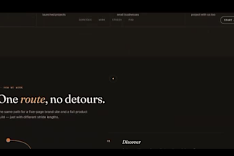 build a professional business website for small businesses