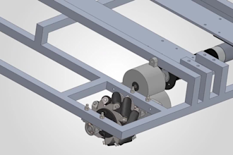 design a professional mecanum wheel robot chassis