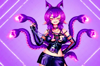 design and rig live2d vtuber model 3d vtuber vtuber rigging