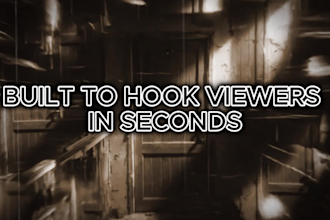 create cinematic horror thriller mystery book trailer amazon KDP indie authors