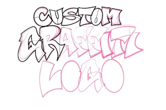 design custom graffiti logo and street art lettering