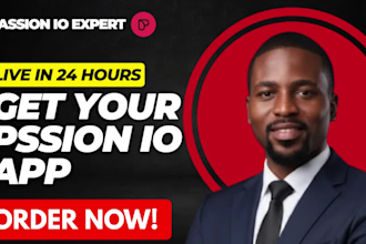 develop launch passion io online course app using passion io