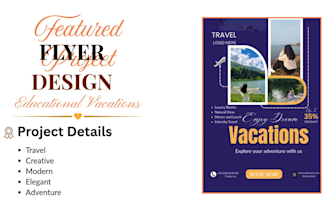 design a modern and professional flyer