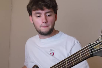 record professional bass guitar tracks as a session bassist