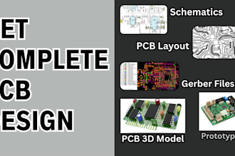 design custom pcb boards in eagle,kicad and altium pcb software