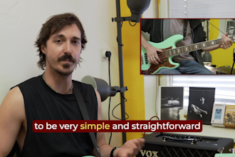 record pro rock, punk and grunge bass for your track