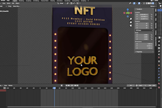 design nft art  generate nft card or coin collection with metadata