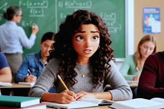 3d pixar style ai animation for graduation school achievement 3d video animation
