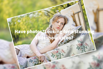 transform your photos into a stunning slideshow video