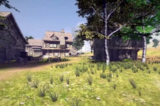 design fantasy 3d game environment, open world map in unity and unreal engine