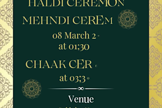 make beautiful digital invite video  card