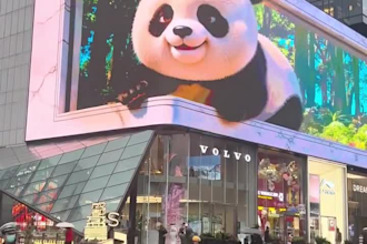 design stunning 3d anamorphic animation 3d led screen 3d billboard cgi animation