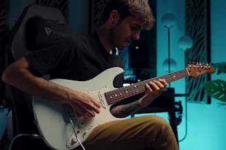 record professional nylon, acoustic or electric guitar