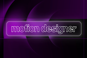 create professional 2d motion graphics and animation