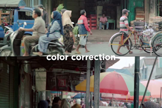 create cinematic color grading for your footage