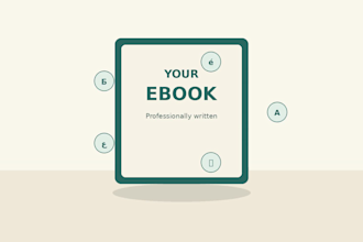 write a professional ebook for your business